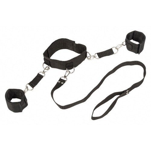 Ошейник с наручниками Bondage Collection Collar and Wristbands One Size в Ставрополе